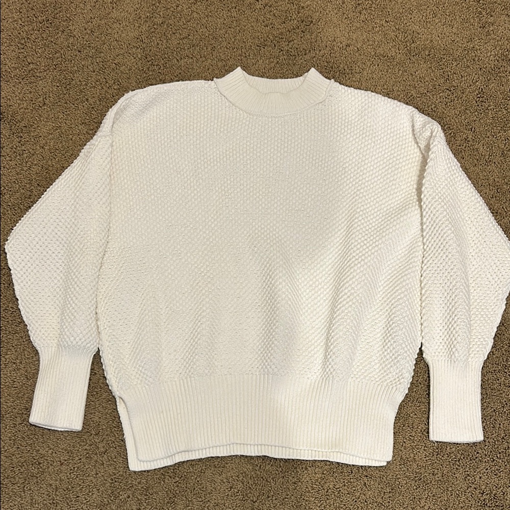 Abercrombie & Fitch Cream Turtleneck Sweater